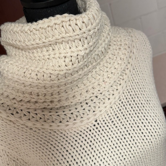 NWT Miracle Sweater M/L Cowl Neck Knit Cable Sweater - Picture 7 of 16